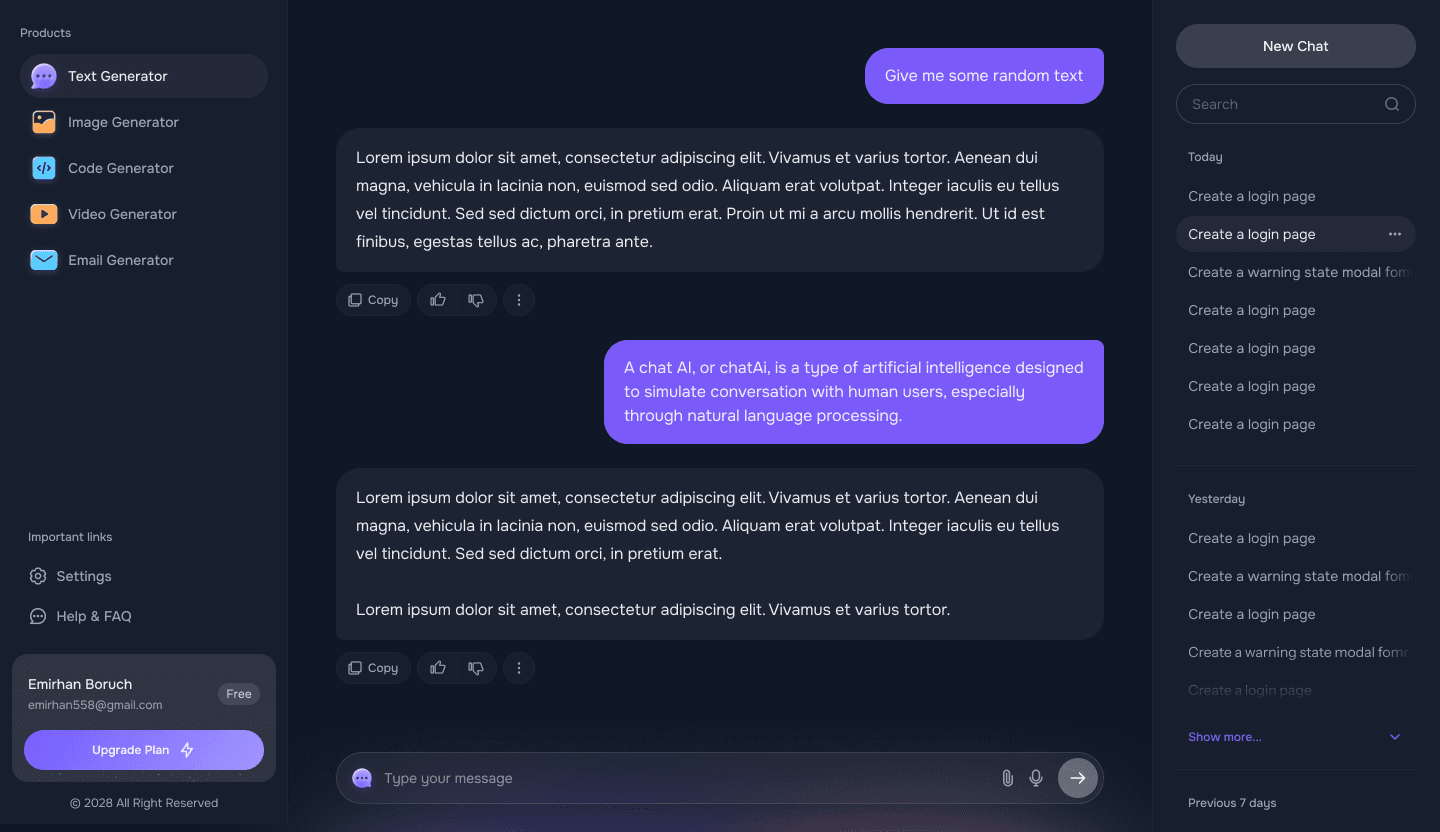 Oratiz product preview showing voice-to-content workspace